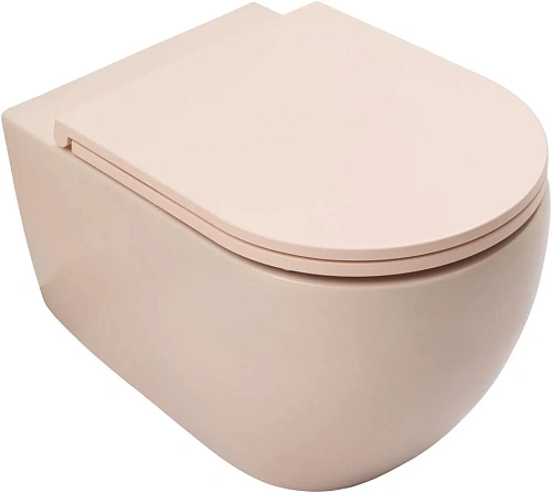 Унитаз подвесной Allen Brau Reality 4.32015.SM сиденье с микролифт розовый Унитаз подвесной Allen Brau Reality 4.32015.SM сиденье с микролифт розовый