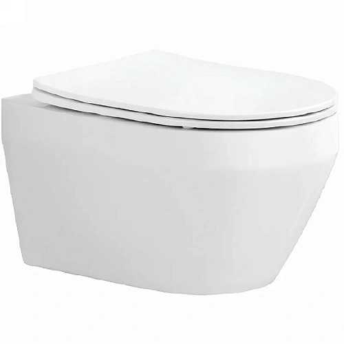 Унитаз подвесной Aquatek ЛЕЯ AQ1199-00, 490x360x320 мм тонкое сиденье микролифт Унитаз подвесной Aquatek ЛЕЯ AQ1199-00, 490x360x320 мм тонкое сиденье микролифт