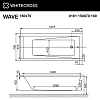 Акриловая ванна WHITECROSS Wave 150x70 "LINE NANO" золото гидромассажная 0101.150070.100.LINENANO.GL Акриловая ванна WHITECROSS Wave 150x70 "LINE NANO" золото гидромассажная 0101.150070.100.LINENANO.GL