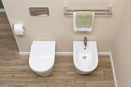 Биде напольное Aquanet Atago 2.0 B1 LX-1057A Биде напольное Aquanet Atago 2.0 B1 LX-1057A