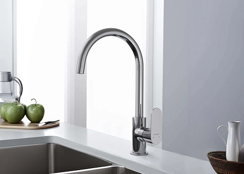 Смеситель для кухни Aquatek ОБЕРОН AQ1282CR Хром Смеситель для кухни Aquatek ОБЕРОН AQ1282CR Хром