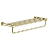 Полотенцедержатель Sancos Base SC9028BG брашированное золото, PVD покрытие Полотенцедержатель Sancos Base SC9028BG брашированное золото, PVD покрытие
