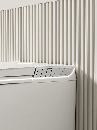 Унитаз подвесной Allen Brau Smart 4.I1001.20 с крышкой, белый, с функцией биде