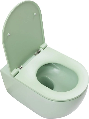 Унитаз подвесной Allen Brau Reality 4.32015.MT сиденье с микролифт мятный Унитаз подвесной Allen Brau Reality 4.32015.MT сиденье с микролифт мятный