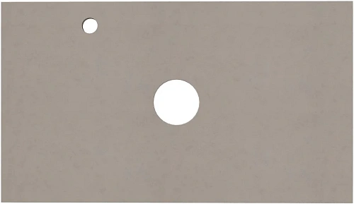 Столешница Aquanet Flat 80 00345780 бежевый, с отверстием слева Столешница Aquanet Flat 80 00345780 бежевый, с отверстием слева