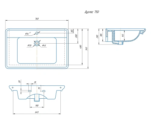 Тумба под раковину BRIZ Альби т8-75 под раковину Дуглас 235 03-08075-14 00 БЕЛ белый Тумба под раковину BRIZ Альби т8-75 под раковину Дуглас 235 03-08075-14 00 БЕЛ белый