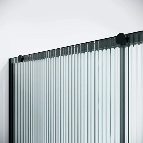 Душевая дверь Niagara Nova NG-84-L11FHB (110х195) черный матовый, раздвижная влево, стекло рифленое Душевая дверь Niagara Nova NG-84-L11FHB (110х195) черный матовый, раздвижная влево, стекло рифленое