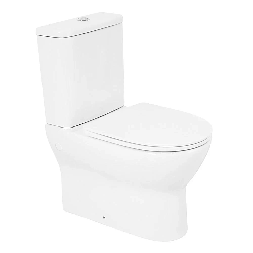 Унитаз напольный BelBagno ENERGIA BB8134CPR/SC безободковый с сиденьем Унитаз напольный BelBagno ENERGIA BB8134CPR/SC безободковый с сиденьем