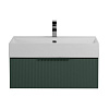 Картинка анонса товара «тумба под раковину cezares premium 55420 plisse verde opaco 900x440 подвесная»