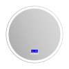 Картинка анонса товара «зеркало belbagno spc-rng-800-led-tch-rad 12w 220-240v 800x30 с подсветкой сенсорным выключателем bluetooth цифровым термометром радио»