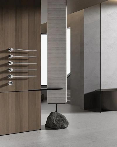 Полотенцесушитель электрический Wonzon & Woghand встраиваемый, брашированный никель (WW-AL315-BR) Полотенцесушитель электрический Wonzon & Woghand встраиваемый, брашированный никель (WW-AL315-BR)