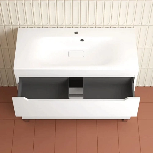 Тумба под раковину Style Line Остин 100 см ЛС-00002399 напольная, белый Тумба под раковину Style Line Остин 100 см ЛС-00002399 напольная, белый