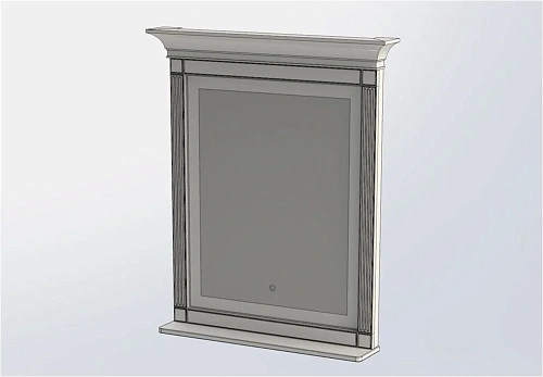 Зеркало Aquanet Селена 90 белый/серебро 00201646 Зеркало Aquanet Селена 90 белый/серебро 00201646