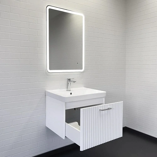 Тумба с раковиной Comforty Ангара-60П 00-00017871 белый матовый раковина Comforty 4460 Тумба с раковиной Comforty Ангара-60П 00-00017871 белый матовый раковина Comforty 4460