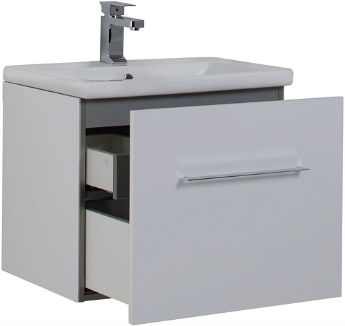 Тумба под раковину Aquanet Порто 50 белый 00195729 Тумба под раковину Aquanet Порто 50 белый 00195729