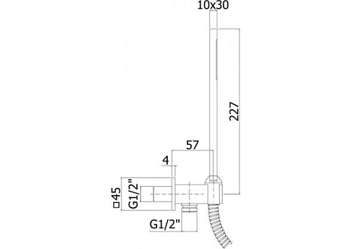 Душевой гарнитур Paffoni Premium ZDUP095BO Душевой гарнитур Paffoni Premium ZDUP095BO