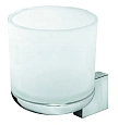 Стакан AM.PM Admire A1034300 с настенным держателем, стеклянный Стакан AM.PM Admire A1034300 с настенным держателем, стеклянный
