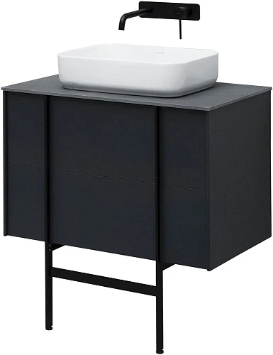 Тумба под раковину Allen Brau Reality 80 1.32005.AM антрацит матовый Тумба под раковину Allen Brau Reality 80 1.32005.AM антрацит матовый