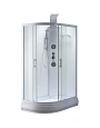 Душевая кабина Taliente с гидромассажем, 120x80x220см правая, профиль белый, прозрозрачное стекло, б TA-128CW(R) Душевая кабина Taliente с гидромассажем, 120x80x220см правая, профиль белый, прозрозрачное стекло, б TA-128CW(R)