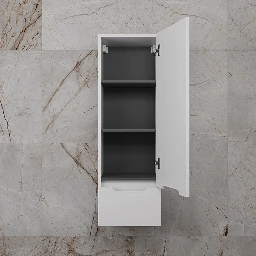 Шкаф-пенал Style Line Матис 36 см ЛС-00002448 подвесной, белый матовый Шкаф-пенал Style Line Матис 36 см ЛС-00002448 подвесной, белый матовый