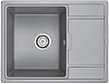 Кухонная мойка Paulmark WEIMAR PM216550-GRM кварцевая серый металлик