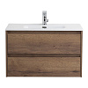 Тумба под раковину BelBagno KRAFT 39-800/390-2C-SO-RT Rovere Tabacco подвесная 800x390