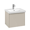 Картинка анонса товара «тумба под раковину villeroy &amp; boch subway 3.0 cashmere grey / cashmere grey c57902vn»