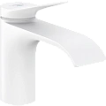 Кран Hansgrohe Vivenis 80, без сливного гарнитура 75013700, матовый белый Кран Hansgrohe Vivenis 80, без сливного гарнитура 75013700, матовый белый