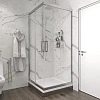 Душевой уголок STWORKI Дублин 90x90 см профиль хром матовый, прозрачное стекло, квадратный 409057 Душевой уголок STWORKI Дублин 90x90 см профиль хром матовый, прозрачное стекло, квадратный 409057
