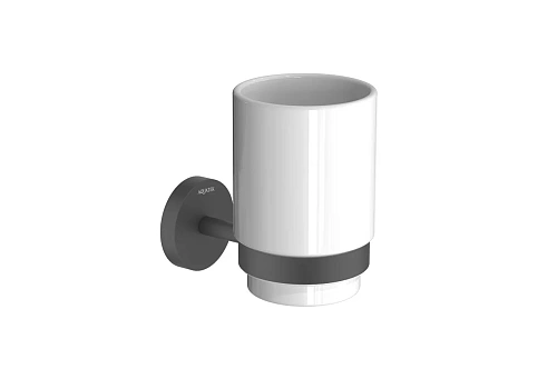 Стакан Aquatek БЕТТА AQ4604MB черный матовый Стакан Aquatek БЕТТА AQ4604MB черный матовый