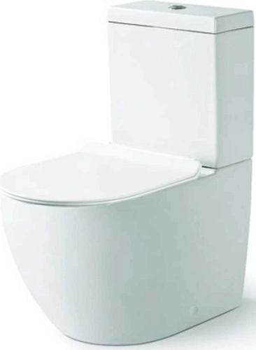 Чаша напольного унитаза Vincea Globo VT2B-14 белый, ультратонкое сиденье soft-close, P-trap Чаша напольного унитаза Vincea Globo VT2B-14 белый, ультратонкое сиденье soft-close, P-trap