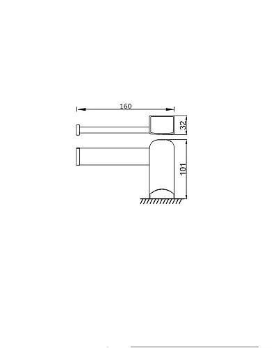 Держатель туалетной бумаги Rush Thira TR36111A без крышки Держатель туалетной бумаги Rush Thira TR36111A без крышки