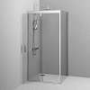 Душевой уголок AM.PM Gem W90G-404-090MT Sqare Pivot 90x90 стекло прозрачное, профиль хром матовый Душевой уголок AM.PM Gem W90G-404-090MT Sqare Pivot 90x90 стекло прозрачное, профиль хром матовый