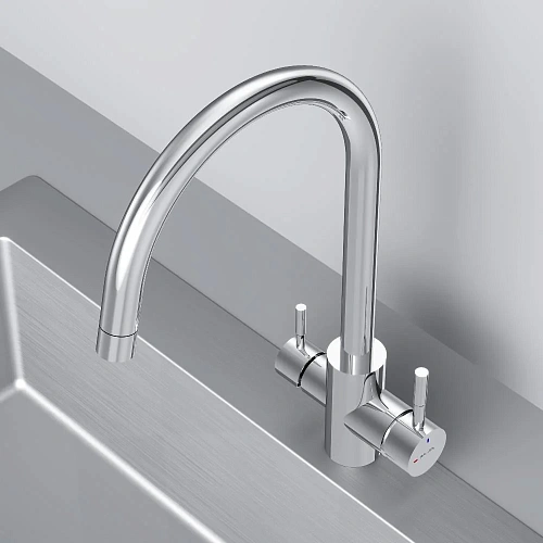 Смеситель для кухни AM.PM X-Joy S F85B07700 с каналом для питьевой воды, хром Смеситель для кухни AM.PM X-Joy S F85B07700 с каналом для питьевой воды, хром