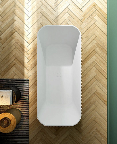 Ванна отдельностоящая ABBER AB9363-1.7 170x75 универсальная, белая акриловая Ванна отдельностоящая ABBER AB9363-1.7 170x75 универсальная, белая акриловая