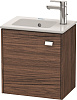 Картинка анонса товара «тумба под раковину duravit brioso br4000l1021 подвесная 42 см орех темный»