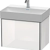 Тумба под раковину Duravit XSquare XS406704040 подвесная 58 см черный глянцевый Тумба под раковину Duravit XSquare XS406704040 подвесная 58 см черный глянцевый