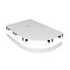 Душевой поддон RGW Stone Tray ST/AL-W 900x1200 мм 16154129-01LK асимметричный белый