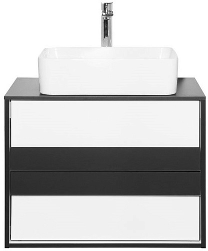 Тумба под раковину Style Line Амстердам 70 со столешницей, белый матовый ЛС-000010041 Тумба под раковину Style Line Амстердам 70 со столешницей, белый матовый ЛС-000010041