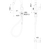 Смеситель для раковины Wonzon & Woghand с выдвижным изливом, белый матовый (WW-FE01L212-MW) Смеситель для раковины Wonzon & Woghand с выдвижным изливом, белый матовый (WW-FE01L212-MW)