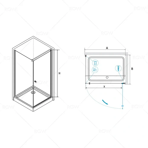 Душевой уголок RGW PA-33 Passage 04083388-11 Душевой уголок RGW PA-33 Passage 04083388-11