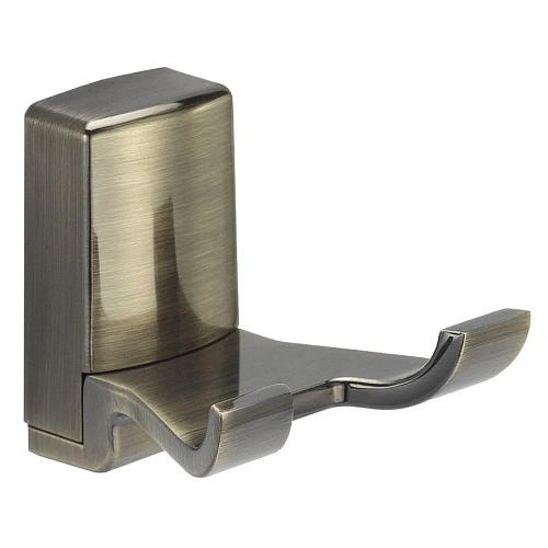 Крючок WasserKRAFT Exter K-5223D двойной светлая бронза Крючок WasserKRAFT Exter K-5223D двойной светлая бронза