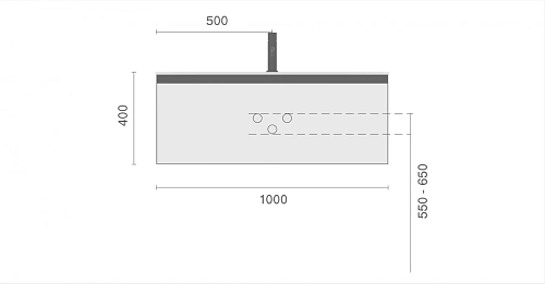 Тумба под раковину Armadi Art QUATRO 1 100CM CASHMERE профиль MATT GOLD 790-M1-100-CM-MG Кашемир матовый Тумба под раковину Armadi Art QUATRO 1 100CM CASHMERE профиль MATT GOLD 790-M1-100-CM-MG Кашемир матовый