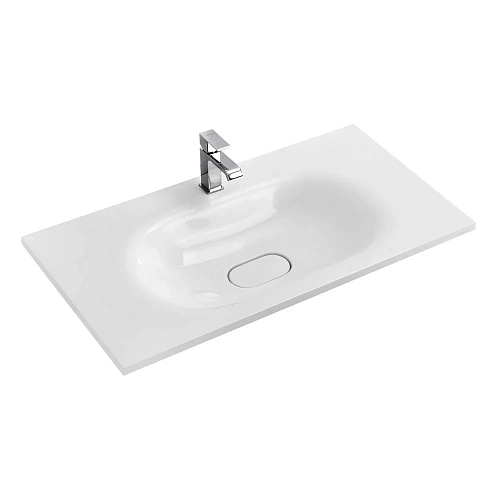 Раковина CEZARES CZR-750/480-LV-MR-ECO белый 1200x480 искусственный камень Раковина CEZARES CZR-750/480-LV-MR-ECO белый 1200x480 искусственный камень