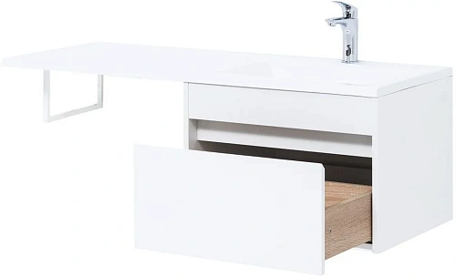 Тумба под раковину Aquanet Токио 58 белый (подвесная, 1 ящик) 00236916 Тумба под раковину Aquanet Токио 58 белый (подвесная, 1 ящик) 00236916