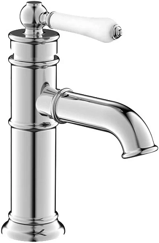 Смеситель для раковины Iddis Oxford OXFSB00i01, хром/белый Смеситель для раковины Iddis Oxford OXFSB00i01, хром/белый