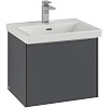 Картинка анонса товара «тумба под раковину villeroy &amp; boch subway 3.0 graphite / graphite c57902vr»