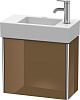 Картинка анонса товара «тумба под раковину duravit xsquare xs4091l6161 подвесная 48 см коричнево-оливковый глянцевый»