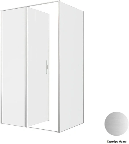 Душевой уголок Allen Brau Priority 120x90 3.31032.BA + 3.31044.BA серебро браш Душевой уголок Allen Brau Priority 120x90 3.31032.BA + 3.31044.BA серебро браш