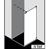 Картинка анонса товара «душевая перегородка kermi walk-in filia fi twf/g (1000 mm) fi twf/g 10020 vpk»